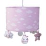 Lustre Tubular Chuva De Amor Rosa Quarto Bebê Infantil Menina - 1