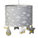 Ver imagem 1 de Lustre Tubular Chuva De Amor Cinza Quarto Bebê Infantil Menina Menino