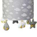 Ver imagem 2 de Lustre Tubular Chuva De Amor Cinza Quarto Bebê Infantil Menina Menino