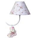 Ver imagem 2 de Lustre 2l Simples com 2 Ursinhas de Tiara Rosa Quarto Bebê Infantil Menina