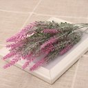 Ver imagem 2 de 12 Ramos Plantas Lavanda Artificiais Rosa com 35 Folhas 40cm