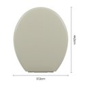 Ver imagem 6 de Assento Sanitário Plástico Astra Tpk/as Almofadado Bege