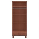 Ver imagem 3 de Guarda Roupa Roupeiro 2 Portas 1 Gaveta Linha Bronze Madeira Maciça 1140tn Imbuia Finestra