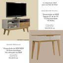 Ver imagem 4 de Rack Bancada Houston e Aparador Bellíssima Off White Cinamomo - Valdemóveis