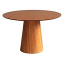 Ver imagem 2 de Mesa de Jantar Base Cone em Madeira Laminada 90cm