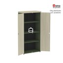 Ver mais imagens de Armário Alto 2 Portas Pivotante 79,2cm x 161,1cm Cinza/Castanheira/Salvia