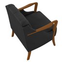 Ver imagem 7 de Kit Namoradeira 135cm e 2 Poltronas Decorativas Capitonê Lapa M22 PU Preto - Mpozenato