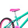 Bicicleta Infantil Feminina Aro 20 Alumínio Colorido + Kit Passeio e Cadeirinha FlexBikes Verde Água - 10