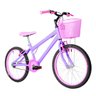 Bicicleta Infantil Feminina Aro 20 Alumínio Colorido + Kit Passeio e Cadeirinha FlexBikes Verde Água - 2