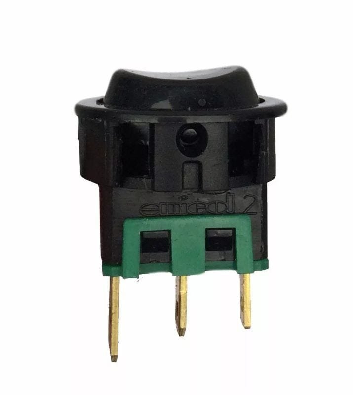 Botão Interruptor Dupla Função Fogão Electrolux 56db 76srb - 1