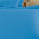 Ver imagem 2 de Porta Travesseiro Matelado Nobre 2 Peças Malha 100% Algodão - Turquesa