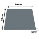 Ver imagem 4 de Tampo Quadrado 80 Cm (largura) P25 Pandin Mdp 2,50 Cm (altura) Cor Grafito