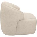 Ver imagem 6 de Kit 02 Poltronas Decorativa Fixa Orgânica para Sala Living Barolo L06 Linho Bege Escuro - Lyam