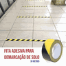 Fita Demarcação Solo Preta/ Amarela 856i/s 50mmx30m Adere Unico - 4