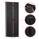 Ver imagem 2 de Porta Alumínio Camarão Lambril e.L25 Preto 70 Brimak