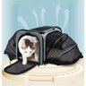 Bolsa para Gato Cao Cachorro Pet Transporte Expansivel Animal de Estimaçao Pequeno Porte Viagem Pass - 12