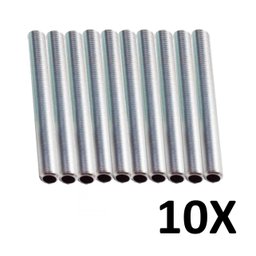 Kit 10 Niple Rosca para Lustre Luminária 100mm Marcai - 2