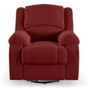 Ver imagem 2 de Poltrona do Papai Reclinável Sala de Cinema Madrid Glider Manual Giratória Massagem Usb Veludo Verme