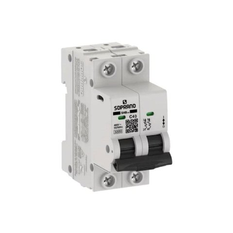 Disjuntor Din Curva C Bipolar 16a 3ka-soprano