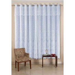 Cortina de Renda - Quarto e Sala - Brisa - Branco - 3,00M x 1,80M - para Varão - Cortilester - 1