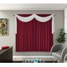 Cortina Laís - Malha - Quarto e Sala - 2,00m x 1,80m - Vinho - Adomes - 1