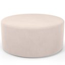 Ver mais imagens de Kit Puff Redondo Lola e Puff Recamier Orgânico Orbit W01 Suede Bege - Lyam Decor