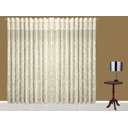 Ver imagem 1 de Cortina de Renda - Quarto e Sala - Primavera - Bege - 3,00M x 1,80M - para Varão - Cortilester