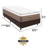 Cama Box + Colchão Cashemire New Solteiro 88x188 King Star - 4