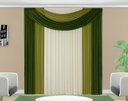 Ver imagem 1 de Cortina Ester - Malha - Quarto e Sala - 2,00m x 1,70m - Verde Musgo - Adomes