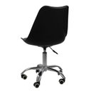 Ver mais imagens de Cadeira Office com Rodizio Giratória Saarinen - Preto + E-book