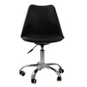 Ver imagem 4 de Cadeira Office com Rodizio Giratória Saarinen - Preto + E-book