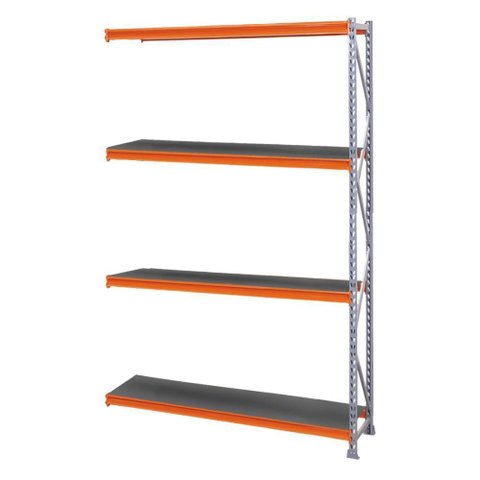 Mini Porta Pallet Continuação 180x80x300cm Estante para Armazenagem com Plano 500kg
