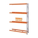 Ver imagem 2 de Mini Porta Pallet Continuação 180x80x300cm Estante para Armazenagem com Plano 500kg