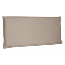 Ver imagem 1 de Cabeceira Painel Casal 1,40m Veneza Suede Bege