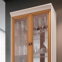 Ver imagem 3 de Kit Aparador 04 Portas Havana com Cristaleira Luma B01 Off White Cinamomo - Lyam Decor