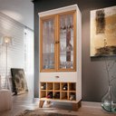 Ver imagem 7 de Kit Aparador 04 Portas Havana com Cristaleira Luma B01 Off White Cinamomo - Lyam Decor