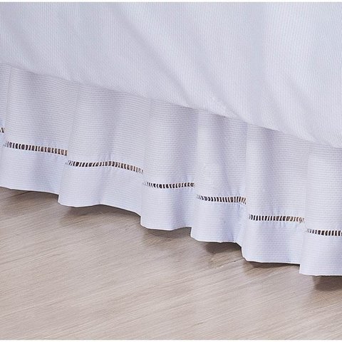 Saia de Mini Berço Piquet P.p 100% Alg. Branco