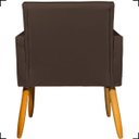 Ver imagem 5 de Poltrona Decorativa Para Recepção Manicure Sala De Espera Escritório Consultório Corino