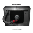 Ver imagem 6 de Cuba Retangular Banheiro Inox 304 Escovada com Válvula Click