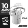 Cesto Lixeira Pia Cozinha Embutir 3 L Inox 304 Não Enferruja - 6