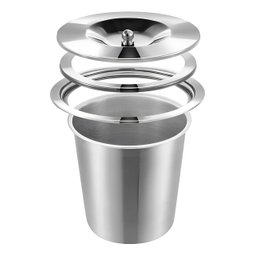 Cesto Lixeira Pia Cozinha Embutir 3 L Inox 304 Não Enferruja - 4