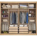 Ver imagem 5 de Guarda Roupa Casal Tonielque Valencia 6 Portas 6 Gavetas