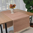 Ver imagem 7 de Caminho de Mesa Nobre Algodão Terracota Cru 33 x 200