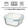 Kit Potes De Vidro Herméticos 2 Peças Quadrado 310ml - 3