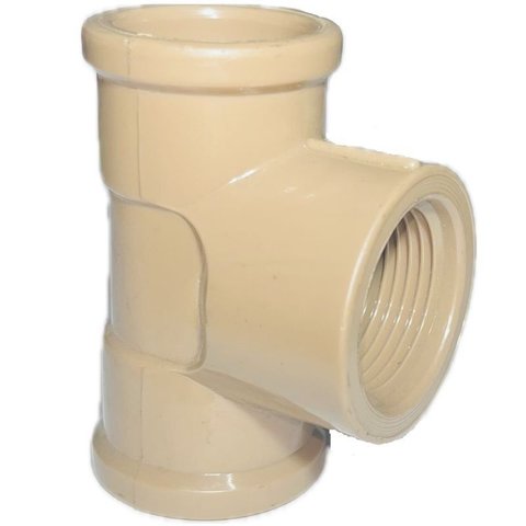 Kit com 10 Tês Soldáveis com Rosca 25mm x 3/4" Plastilit