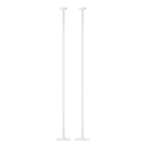 Kit 2 Postes Luminária para Jardim Alumínio 1,89m Iluminação Externa Global Dital Branco sem