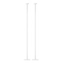 Ver imagem 1 de Kit 2 Postes Luminária para Jardim Alumínio 1,89m Iluminação Externa Global Dital Branco sem