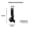 Ver imagem 3 de Decoração Escultura de Parede em Aço Preta Exclusiva no Brasil para Sala, Quarto, Escritório, Hall