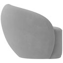 Ver imagem 7 de Poltrona Decorativa para Sala de Estar Living Gliese K01 Veludo Cinza - Lyam Decor