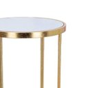 Ver imagem 2 de Mesa em Metal Dourado 18945 61x40,5cm Mart